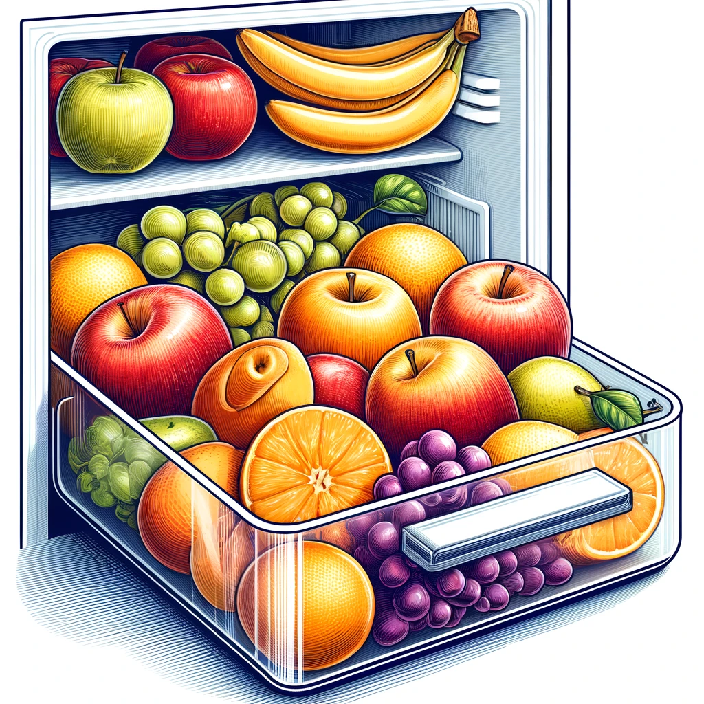 냉장보관 된 과일 그림
